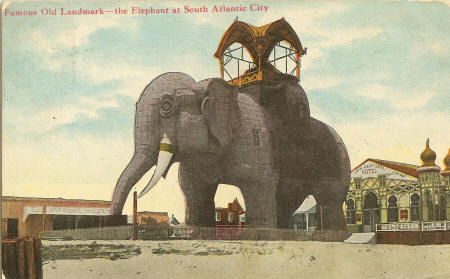Atlantic City Elephant, circa 1910