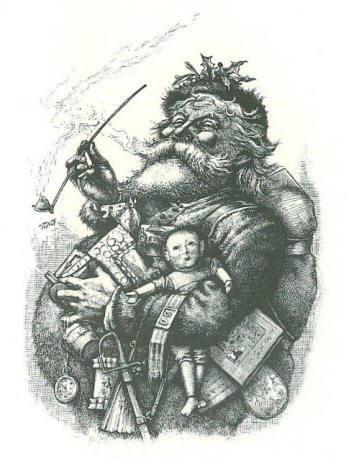 Merry old Santa, Thomas Nast, 1881